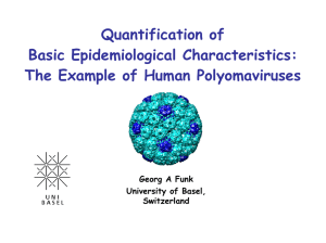 Quantification of Basic Epidemiological Characteristics: The