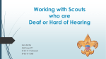 Working with Scouts who are Deaf or Hard of Hearing