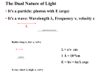 Basic Properties of Light