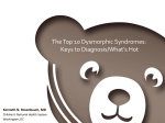 The Top 10 Dysmorphic Syndromes - Children`s National Health
