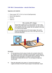 TAP 406-1: Demonstration – electric field lines