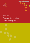 Cancer Supportive Care Principles