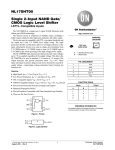 NL17SHT00 - Single 2-Input NAND Gate