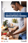 Safe Food Handling for immunocompromised individuals