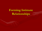 Forming Intimate Relationships