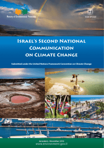 Israel`s Second National Communication on Climate