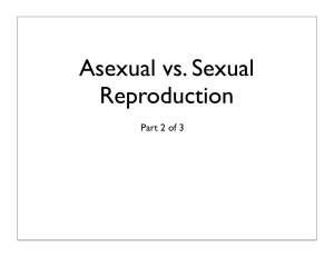 Asexual and Sexual Reproduction