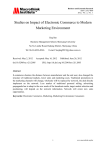 Studies on Impact of Electronic Commerce to Modern Marketing
