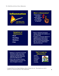 Inflammation - UK - Tree of Light Publishing