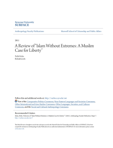 A Review of "Islam Without Extremes: A Muslim Case for