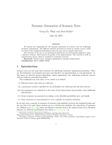 Dynamic Generation of Scenario Trees