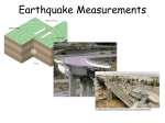 Earthquake Measurements
