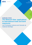 The Network View: applications to international trade and bank