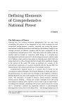 Defining Elements of Comprehensive National Power, By Lt Gen J S