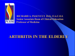 Arthritis in the Elderly