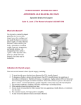 Thyroid Surgery Information Sheet