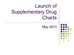 Launch of the Supplementary Drug charts