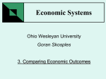 3. Comparing Economic Outcomes