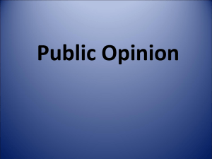 Factors that Affect Public Opinion