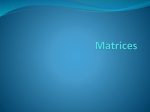 Matrices - Kuliah Online Unikom