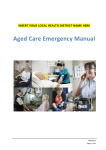 Aged Care Emergency Manual - Agency for Clinical Innovation