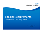 Special Requirements