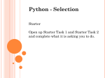 Lesson 02 - Python IF Statements