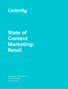 State of Content Marketing: Retail