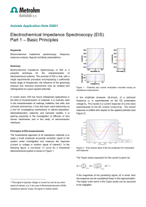 (EIS): Part 1 – Basic Principles