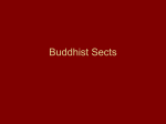 Buddhist Sects
