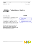 i.MX 6ULL Product Usage Lifetime Estimates