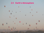 2.5 Earth`s Atmosphere