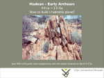Hadean-Archean habitability