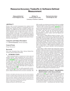 Resource/Accuracy Tradeoffs in Software