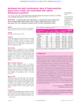 Quintuple the daily maintenance dose of buprenorphine given every