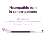 Neuropathic cancer pain (BENNETT).