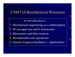 CM4710 Biochemical Processes