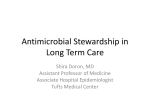 Antimicrobial Stewardship in Long Term Care