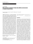 Macroecology of mangroves: large-scale patterns and processes in