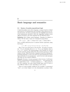 Modal Logic for Open Minds - Institute for Logic, Language and