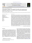 Transcriptome analysis of Drosophila CNS midline cells reveals