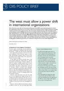 The West Must Allow a Power Shift in International Organizations