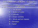 Climate PowerPoint