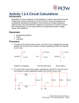 Activity 1.2.4 Circuit Calculations Introduction