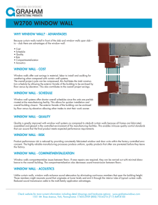 Window Wall Info Sheet - Graham Architectural Products
