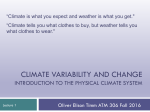 Intro to climate system