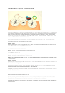 Method sheet lines magnetism