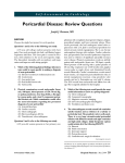 Pericardial Disease: Review Questions