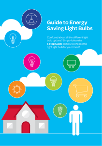 Guide to Energy Saving Light Bulbs