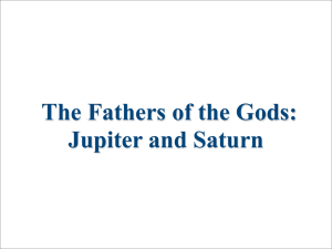 The Fathers of the Gods: Jupiter and Saturn